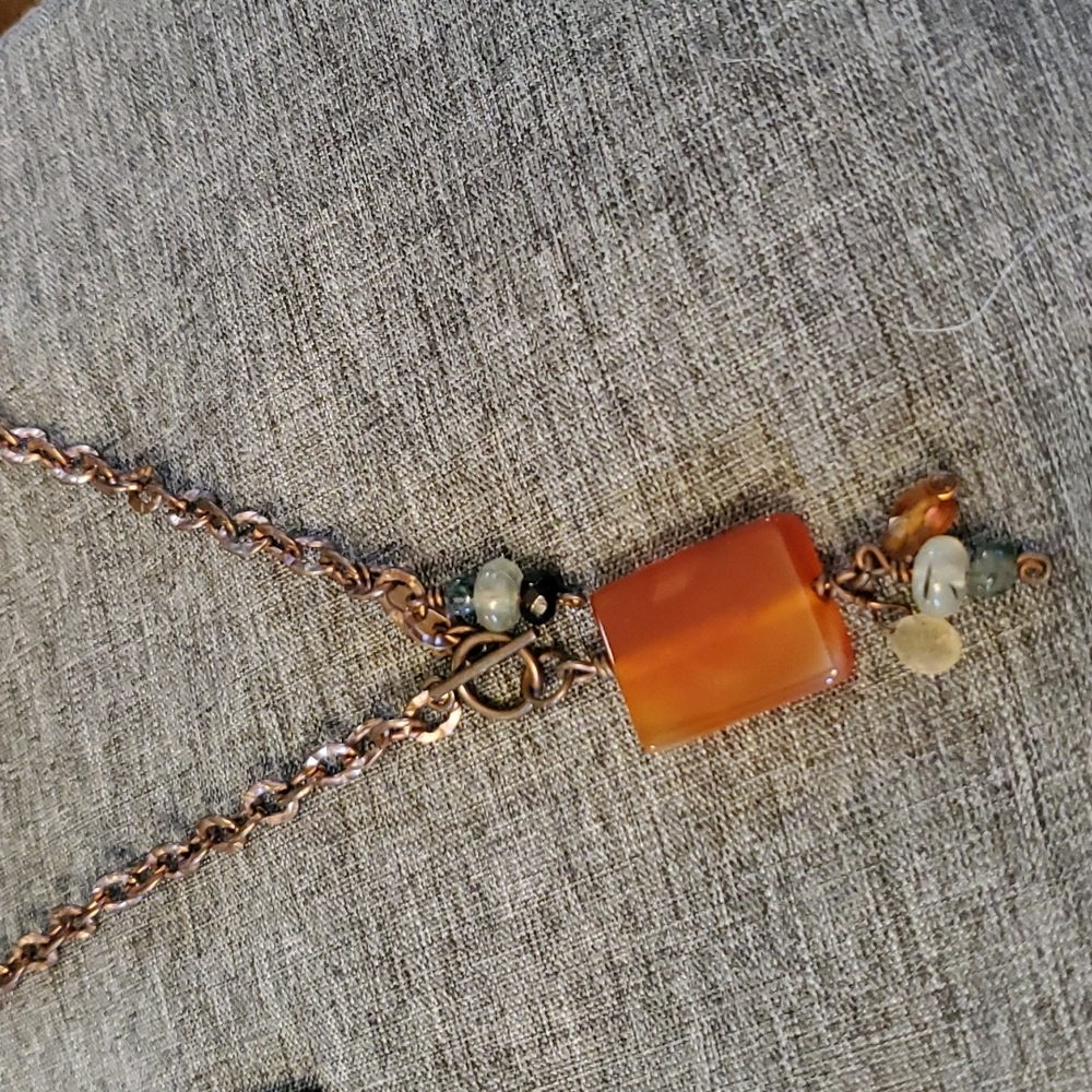 Handmade gemstone necklace